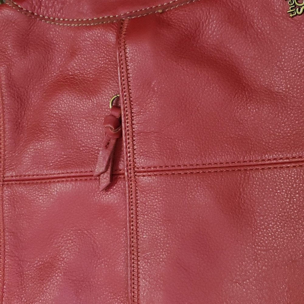 THE SAK RED LEATHER CROSSBODY - Picture 3 of 7